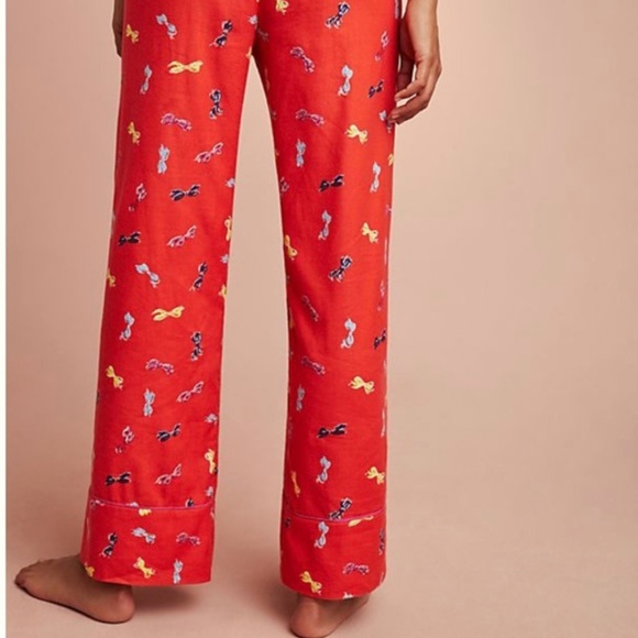 NWT Anthropologie Festive Flannel Sleep Pants - Picture 4 of 5
